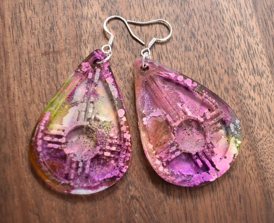 New Mexico Zia earrings