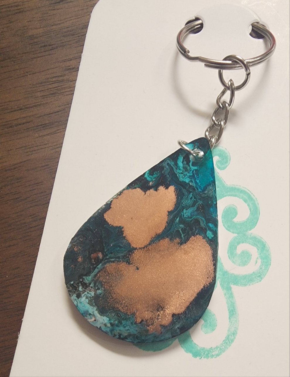 New Mexico Heart Zia keychain