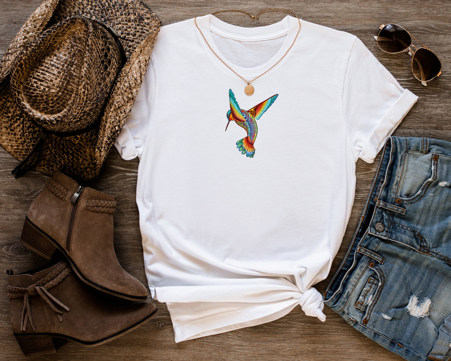 Aztec Hummingbird- Unisex Triblend