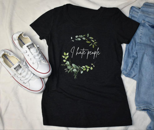 I hate people- Unisex triblend