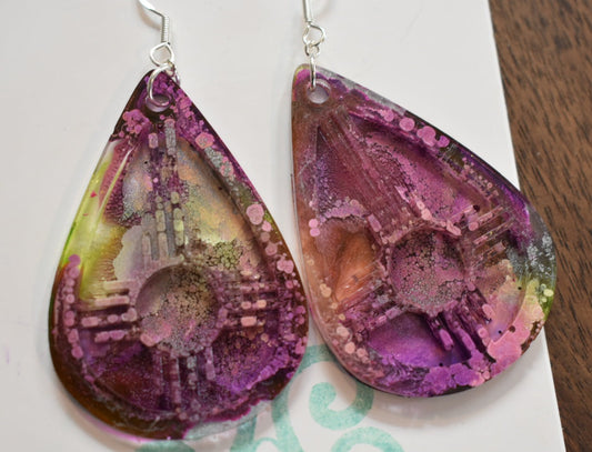 New Mexico Zia earrings