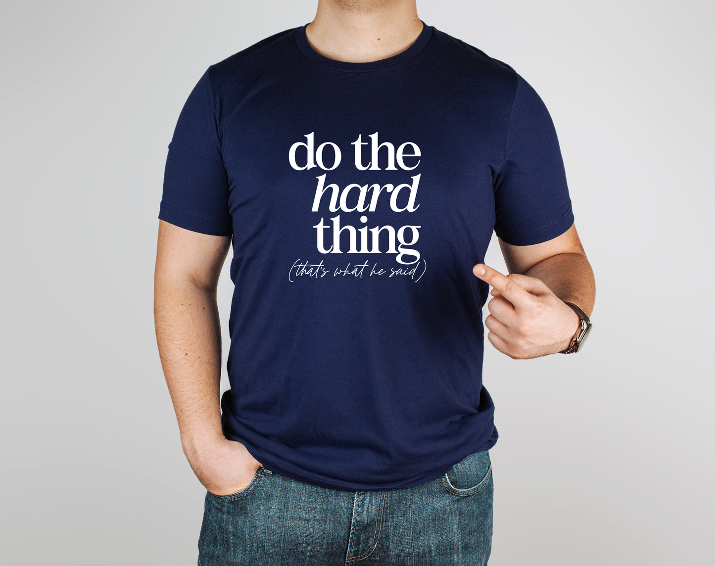 Do the hard thing- Unisex Triblend