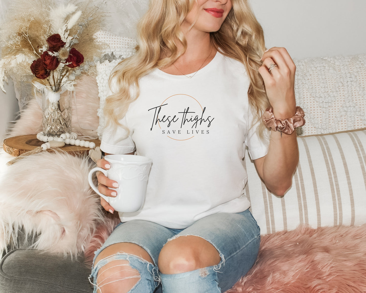 These thighs save lives- Unisex Triblend